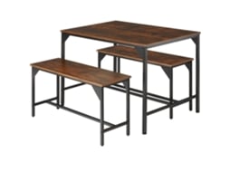 Conjunto TECTAKE de Mesa TECTAKE e Banco TECTAKE Bolton 2 + 1