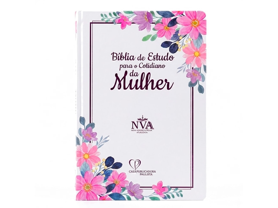 Livro Bíblia Nva De Estudo Para O Cotidiano Da Mulher Branca de Diversos Autores (Português)