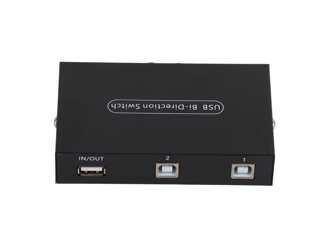 Switch Compartir Usb 2.0 2 Puertos Para Pc Impresora Escáner Manual