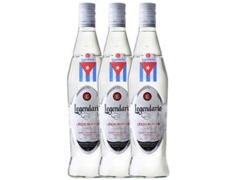 Rum LEGENDARIO Legendario Añejo Blanco (0.7 L - 3 unidades)