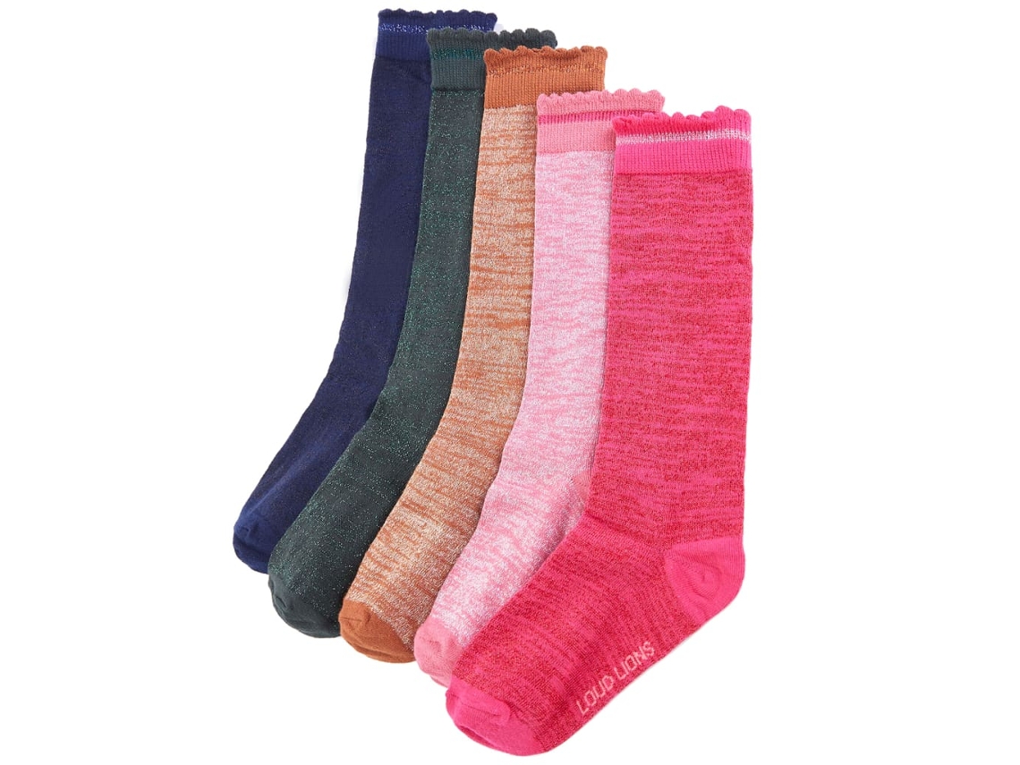 Meias Para Criança 5 Pares Ue 26-29