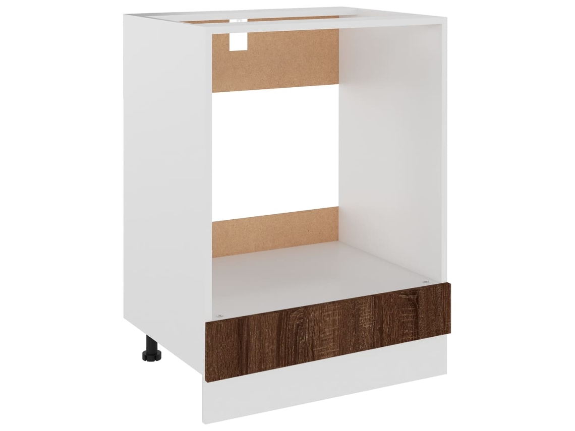 Oven Cabinet, Oven Cabinets Vidaxl Marrom Madeira Processada (n/a)