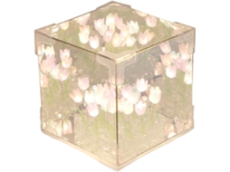 Luminária Noturna Artesanal Em Formato De Tulipa, Luminária De Espelho Decorativa Com Led, Ideal Para Presentes.