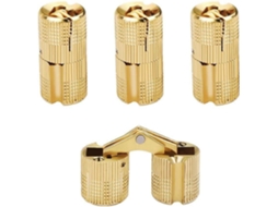 Peças Dobradiça De Barril De Latão Oculta, Dobradiça De Caixa Invisível, Móveis Invisíveis, M1227 Mm SUNNY SPACES