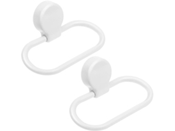 Conjunto De 2 Anéis Toalha Autoadesivos Para Parede, Suporte