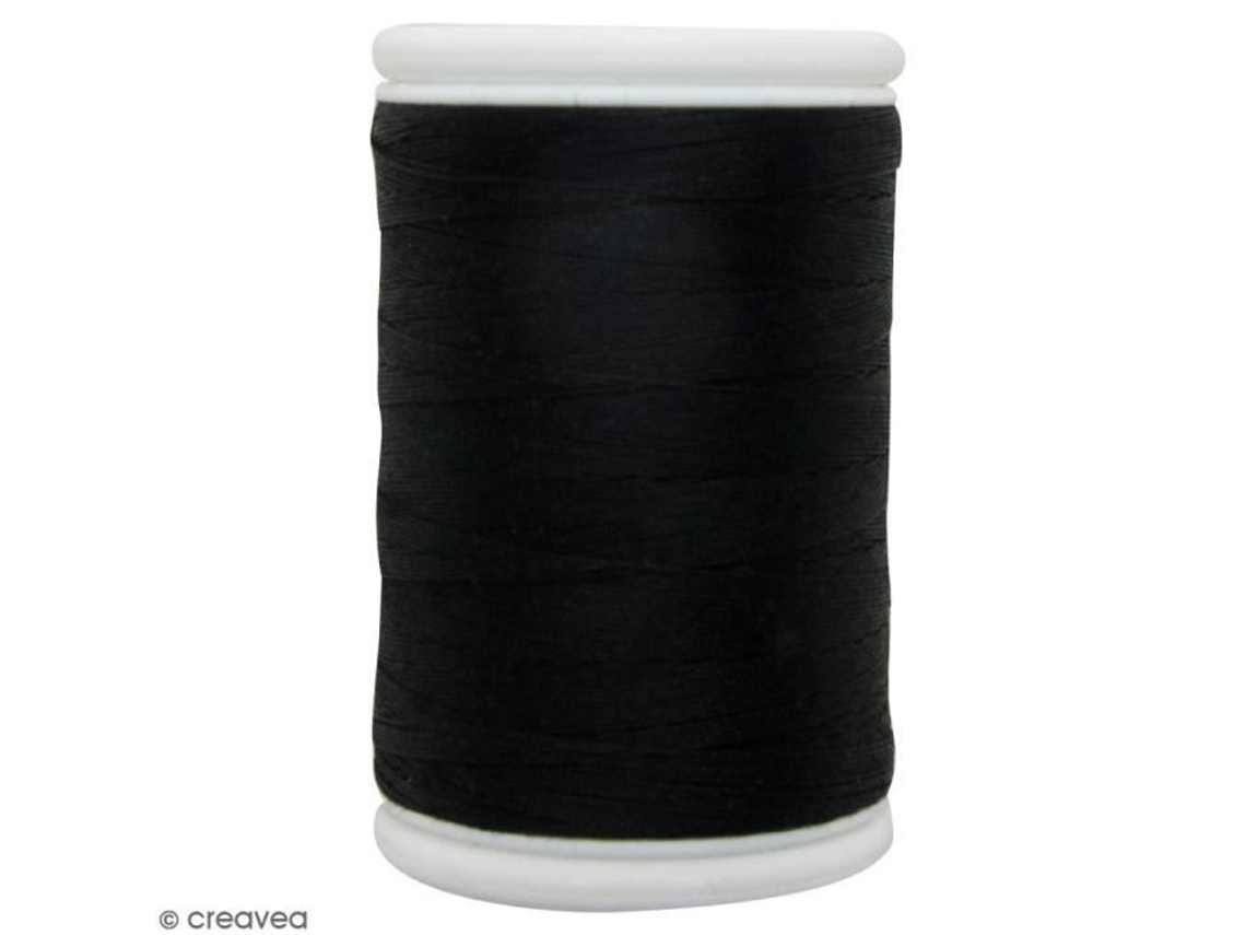 Linha De Costura Dmc Nv. 50 Preto 300 M 100 Algodão