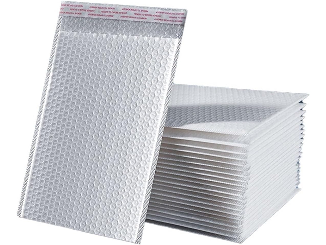 Envelopes de envio com bolhas e fecho autoadesivo, vários tamanhos, pacote com 5 unidades (26x30cm)