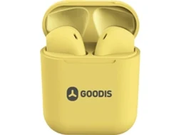 Auriculares Bluetooth True Wireless GOODIS (In Ear - Microfone - Amarelo)