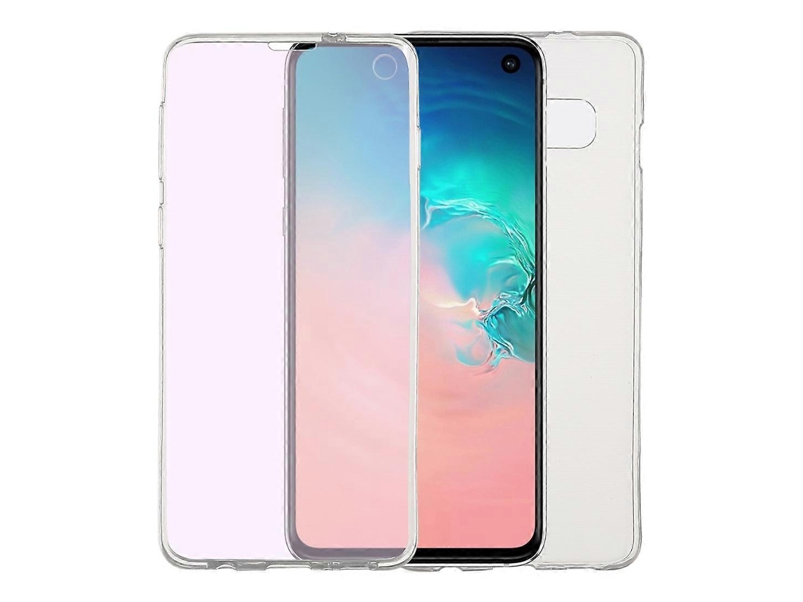Capa De Tpu Transparente Ultrafina De Dupla Face Com Cobertura Total Para Galaxy S10
