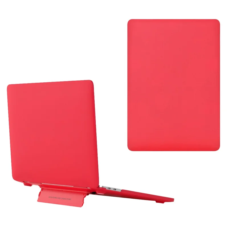 Capa Halinuia Para Macbook Pro 16 Polegadas Suporte Dobrável Dissipação De Calor Vermelha