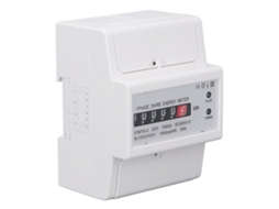 Laxiscreed Medidor De Energia Digital 220v Monofásico Com Display Em Trilho Din