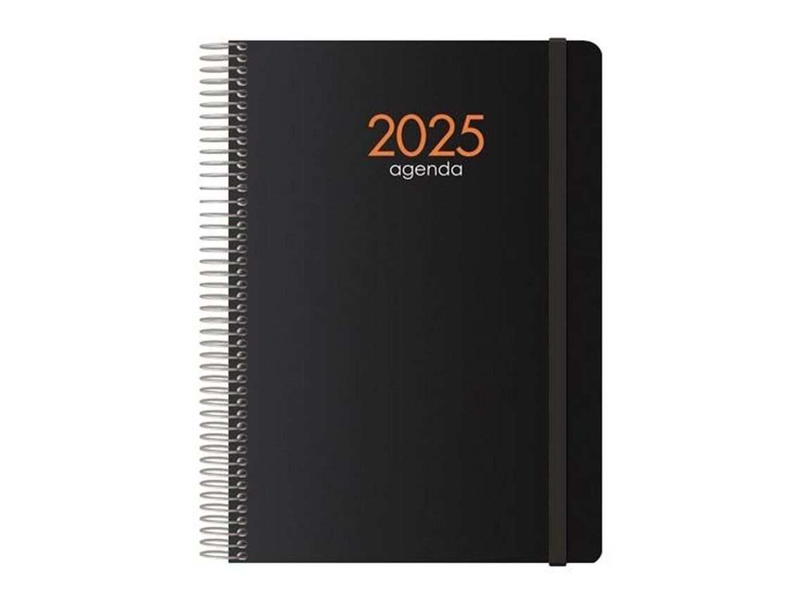 Agenda Dohe Syncro Preto Quarto 15 X 21 Cm 2025