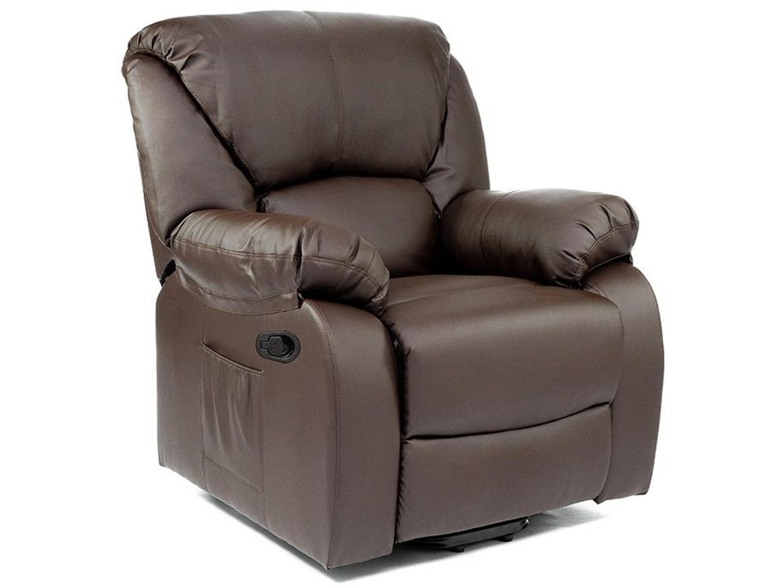 Poltrona de Massagem ECODE ECO-8590 (Castanho - Couro Sintético - 90x93x103 cm)