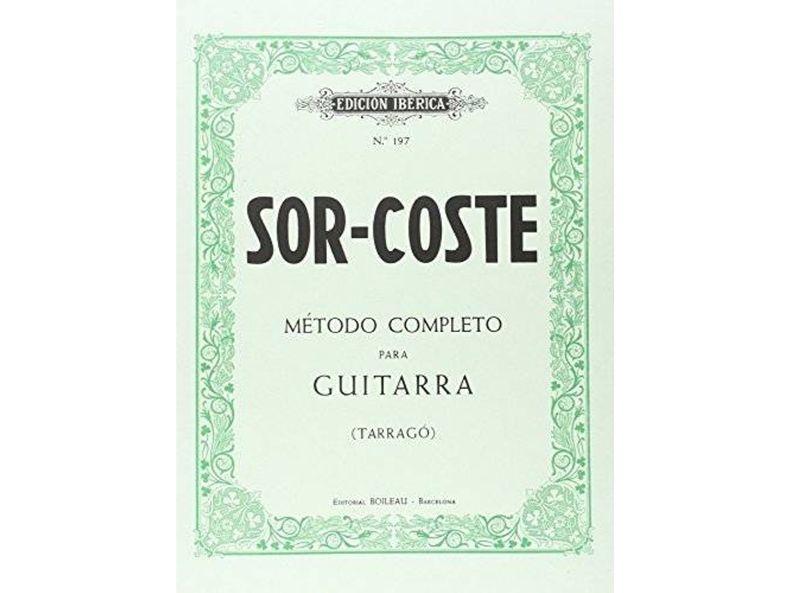 Livro Método De Guitarra de Napoléon Coste (Espanhol)