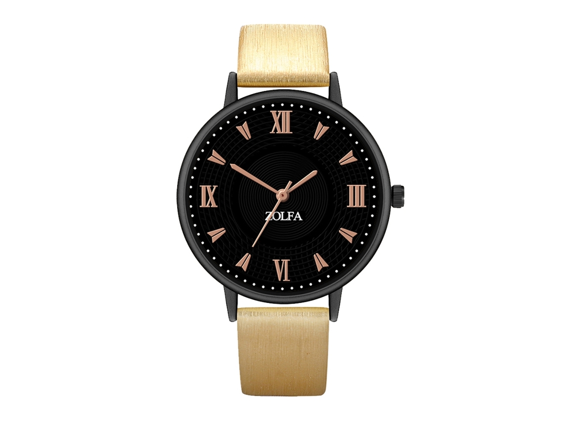 Reloj De Cuarzo Clásico Moda Estilo Empresarial Pareja Unisex Regalo Oro