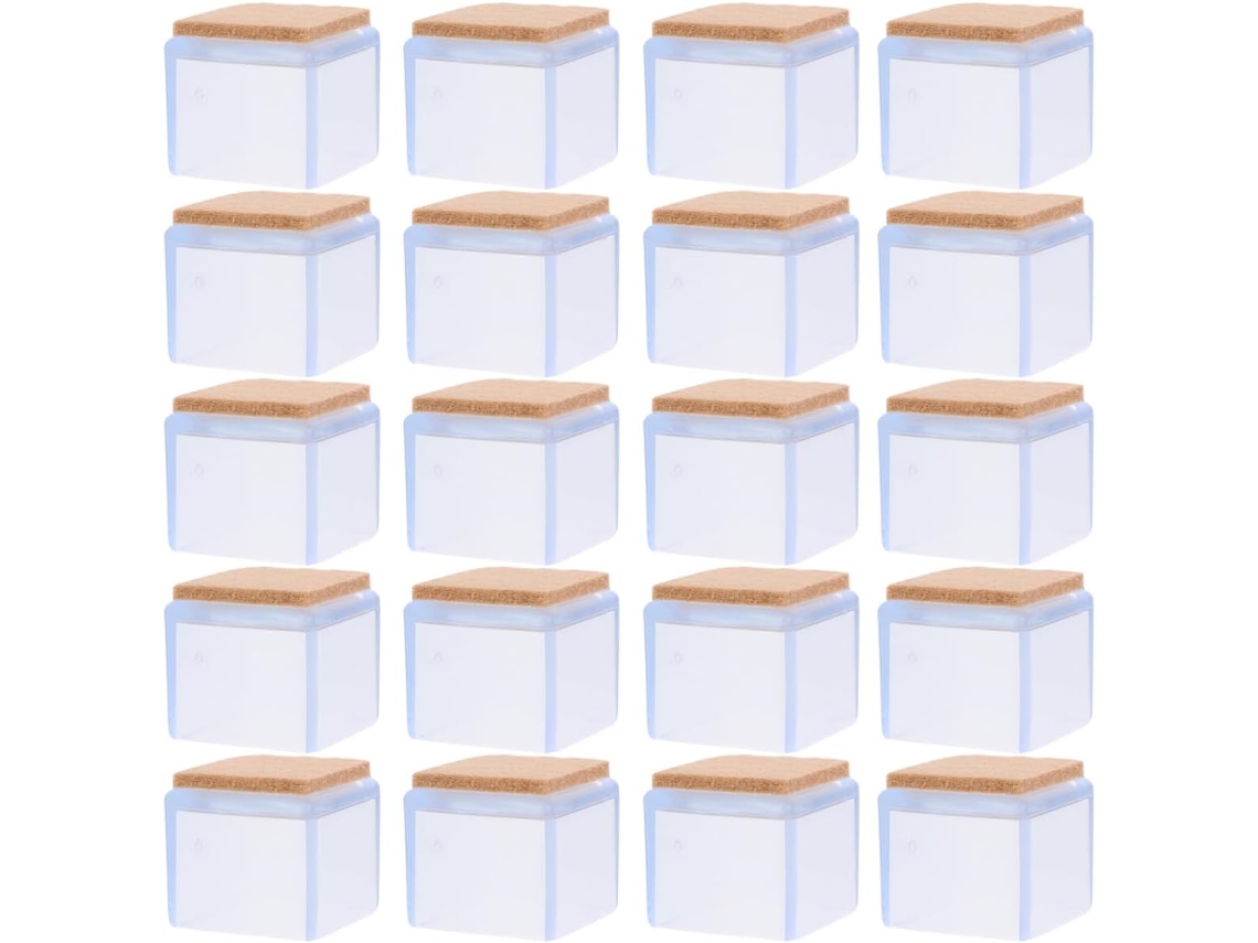 Protetores Transparentes Quadrados De 25x25 Cm Para Pés De Mesa E Cadeira, Conjunto De Capas.