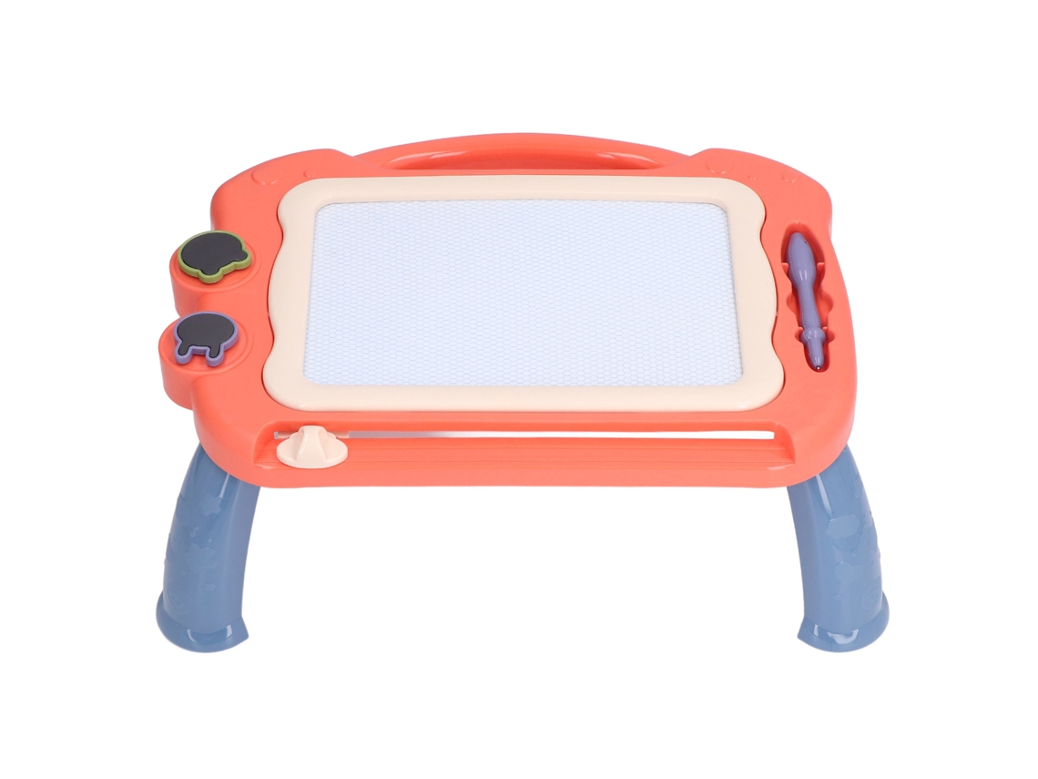 Ats tablero Mágico de Desenho Reutilizável com Apagador e Pernas Colorido para Crianças 3+ Laranja Vibrante
