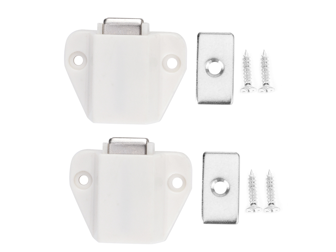 8pcs Fecho Magnético de Porta Forte com Sucção para Armários e Móveis de Casa | S/MARCA