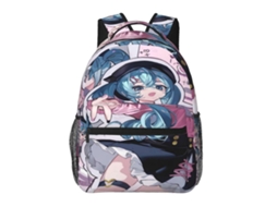 Mochila Hatsune Miku H123 Para Escola E Trabalho, Leve E À Prova Dágua, Mochila Estilosa Para Estudantes E Adultos J123 Olysi Shop