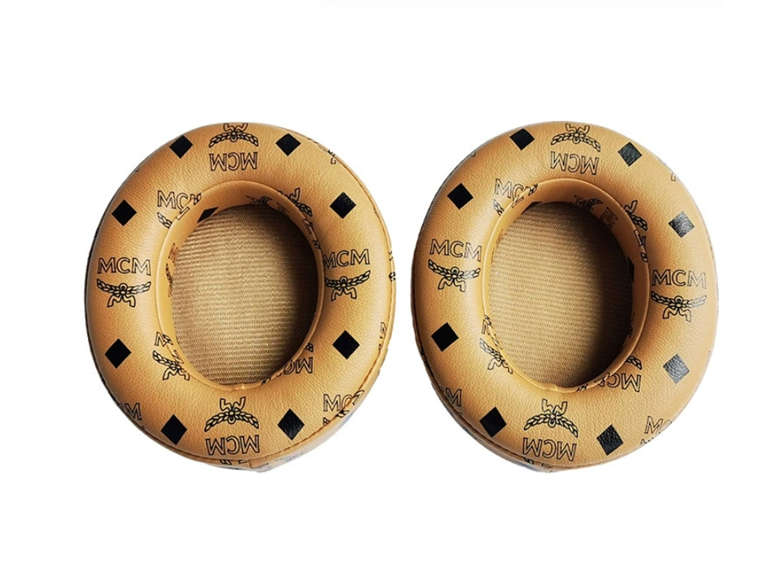 Almofada Para Auscultadores Beats Studio 2.0 De Orelhas De Espuma Macia Taupe