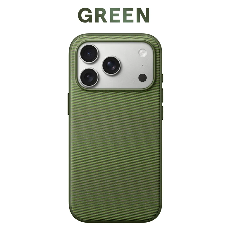 Capa Para Celular (verde, Iphone 17 Pro), Compatível Com Carregamento Magnético.