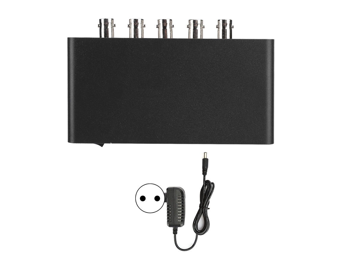 Aetheria divisor de Sinal Sdi 3g 1x4 Conversor Distribuidor Adaptador 1 Entrada 4 Saídas
