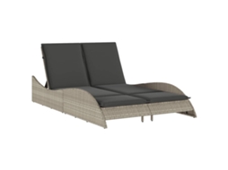 Sun Lounger, Sun Loungers Vidaxl Cinzeto Rattan / Vime (114 X 205 X 73 Cm)