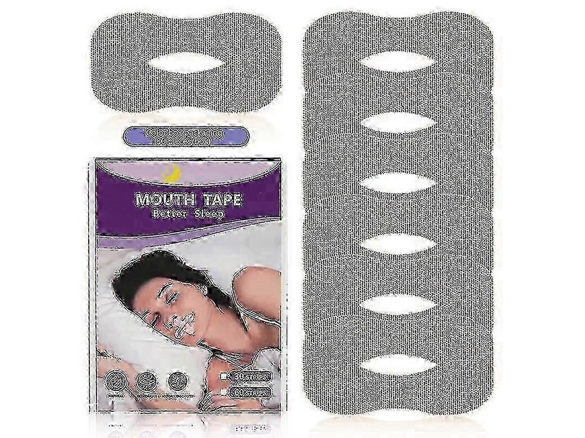 Fita Adesiva Bucal para Dormir, Promove a Respiração Nasal, Tira para Dormir, Auxiliar para Dormir, Respirável TAISHENGDA