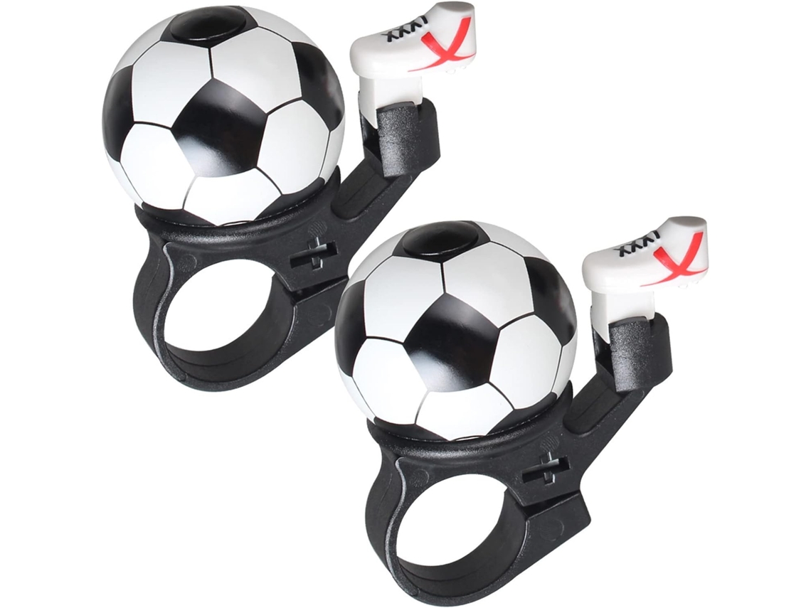 2 Unidades de Campainhas AQUAFORGE para Bicicleta com Design de Futebol