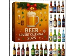 Calendário de Advento de Natal 2025 Cerveja em Acrílico Nova Line