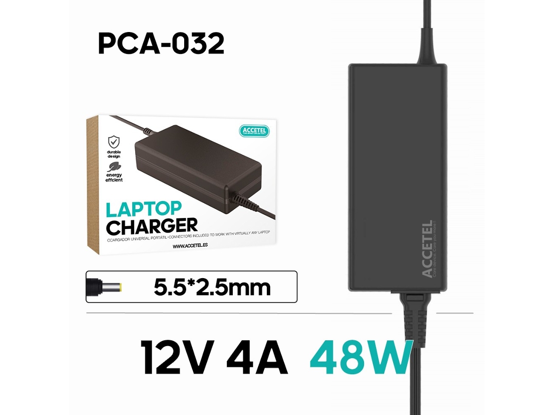 Pca-032 Carregador Lcd 12v 4a 5.5*2.5mm 48w