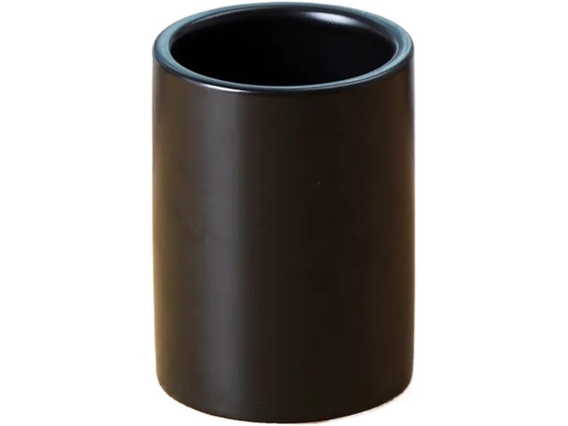 Conjunto de 2 Copos de Cerâmica para Escova de Dentes, Enxaguante Bucal, Estilo Simples | S/MARCA