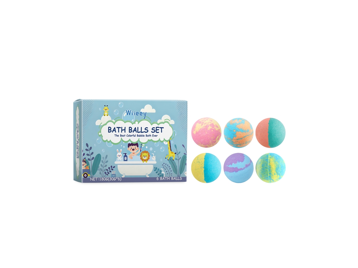 Bomba de Banho Infantil LAXISCREED com Bolhas, Nutrientes e Aroma Floral