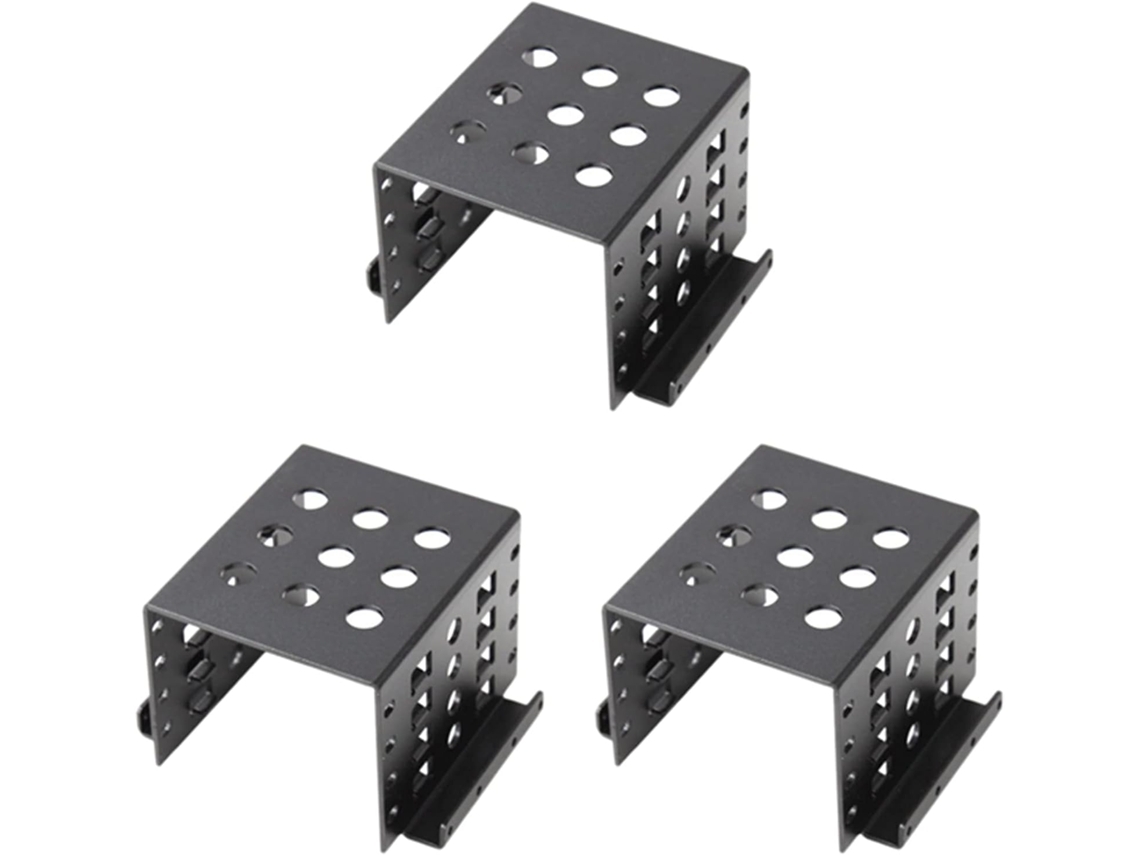 Adaptador Interno Para 3 Discos Rígidos De 3,5 Polegadas Com 4 Baias Cada E Um Disco Rígido De 2,5 Polegadas.