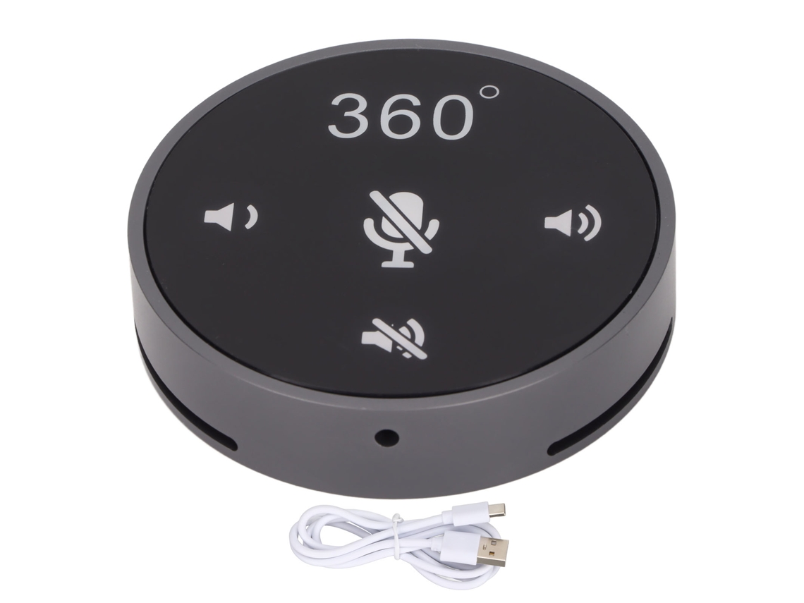 Microfone de Conferência EOOCOO (conexão Usb Estéreo Omnidirecional 360°)