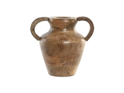 Vaso de madeira de manga Home Esprit