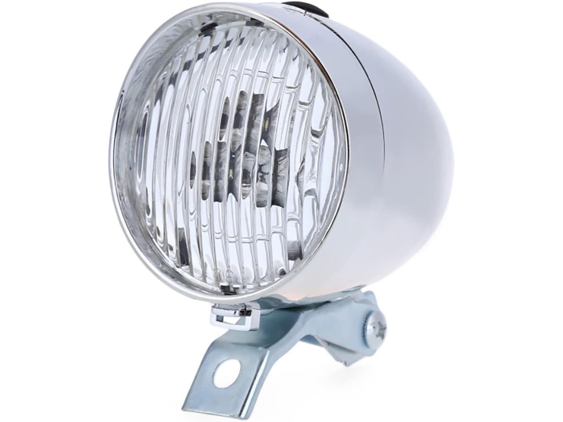 Farol Dianteiro Vintage Retró Para Bicicleta Com 3 Leds, Zqkla Aquaforge