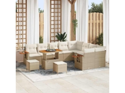 Vidaxl Conjunto De Sofá De Jardim 13 Unid. 9-número De Lugares