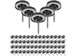 Tachinhas De Plástico Preto, Leves E Multifuncionais, Ideais Para Uso No Escritório E Dia A, Perfeitas Para Quadros De