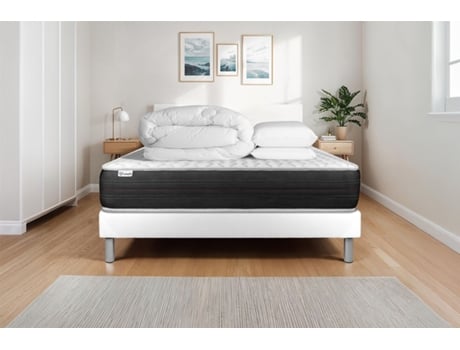 Estrado Completo Ripas Vitalspring Vitalit Branco (140x190)