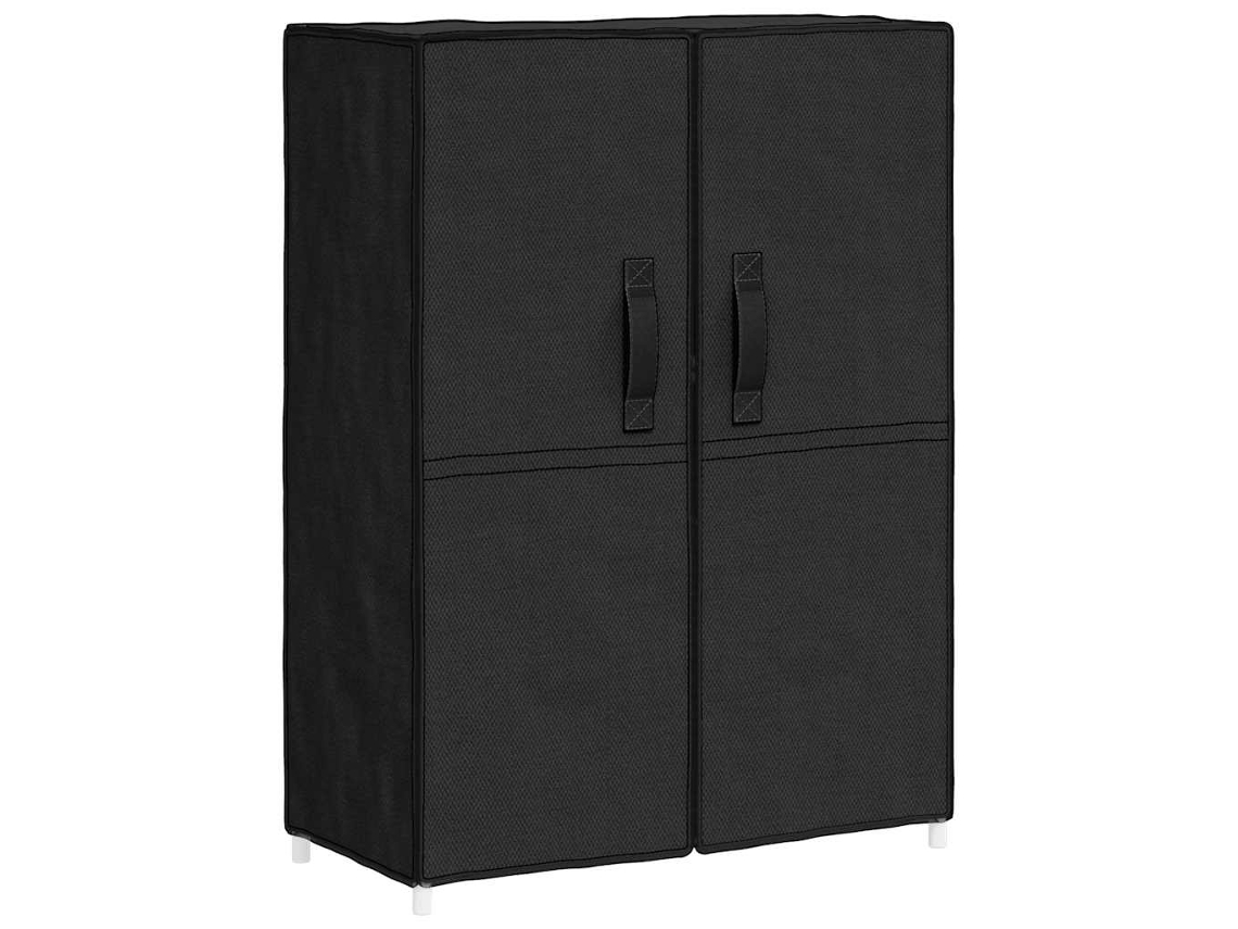 Sapateira 60x28x90 Cm Tecido Preto MAISON EXCLUSIVE