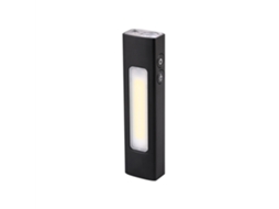 Lâmpada De Trabalho Led De Liga De Alumínio Preta Com Luz Lateral, Fonte De Luz Múltipla Com Carregamento Tipo C, Lâmpada De Reparação Magnética, Luz