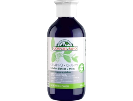 Henna e Mirtilo e Shampoo Cabelo Branco  300ml