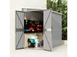 Vidaxl Abrigo Suspenso P/ Jardim 118x194x178 Cm Aço Galvaniz. Cinzento