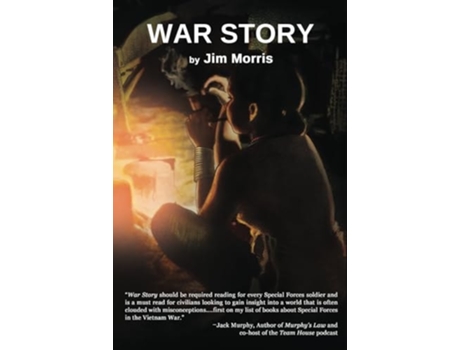 Livro War Story de Jim Morris (Inglês)