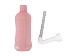 Neti Pot Sinus Rinse Bottle Silicone Abs Manual Nose Wash Cleaner Nasal Irrigation Bottle Para Adultos Crianças 310ml Rosa