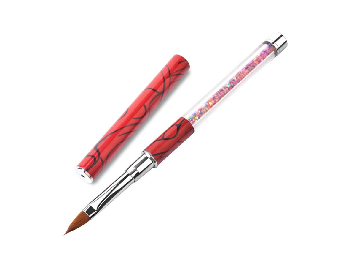 Rebe-brush UV para pintura de unhas, caneta de desenho, pó acrílico, ferramentas de manicure 1