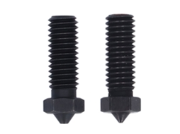 Bicos De Aço Temperado 3 Buracos Para Filamento 1.75mm Impressora 3d Sidewinder X X2 0.8mm Substituição 2 Unidades