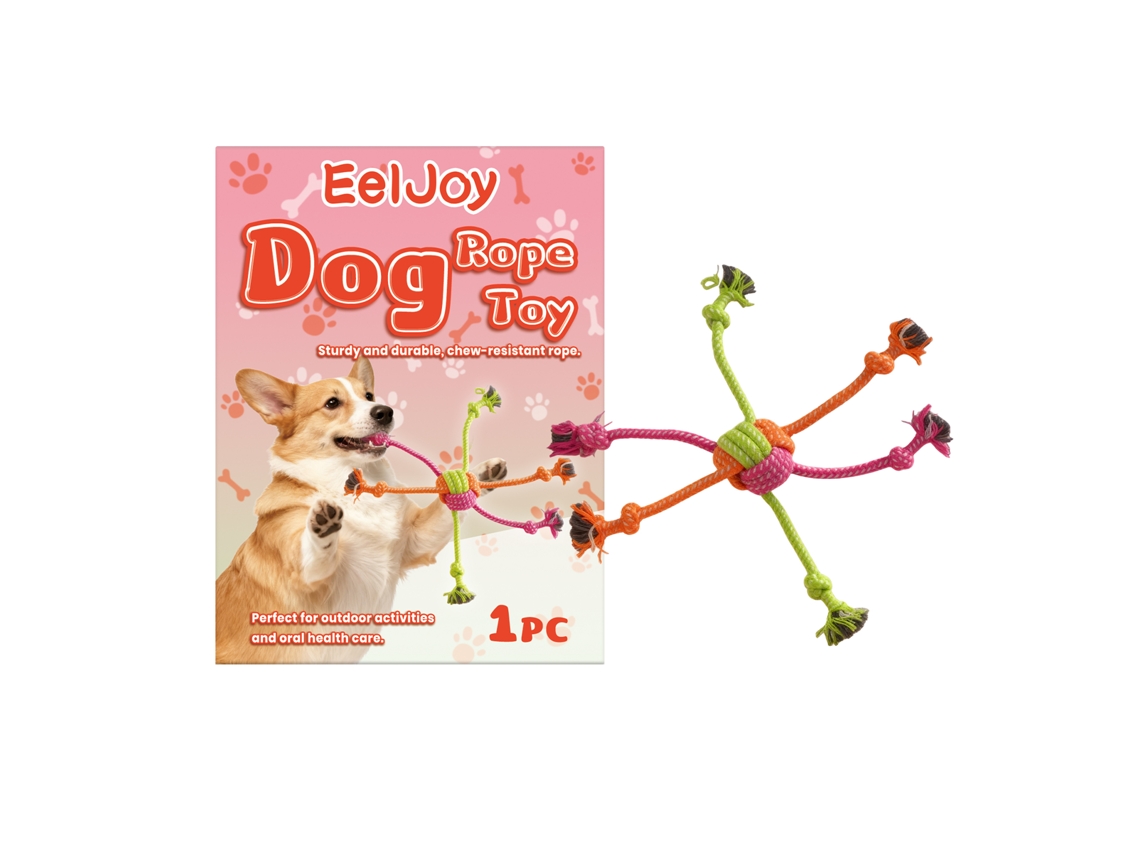 Brinquedo De Corda Com Nó Para Cães De Estimação