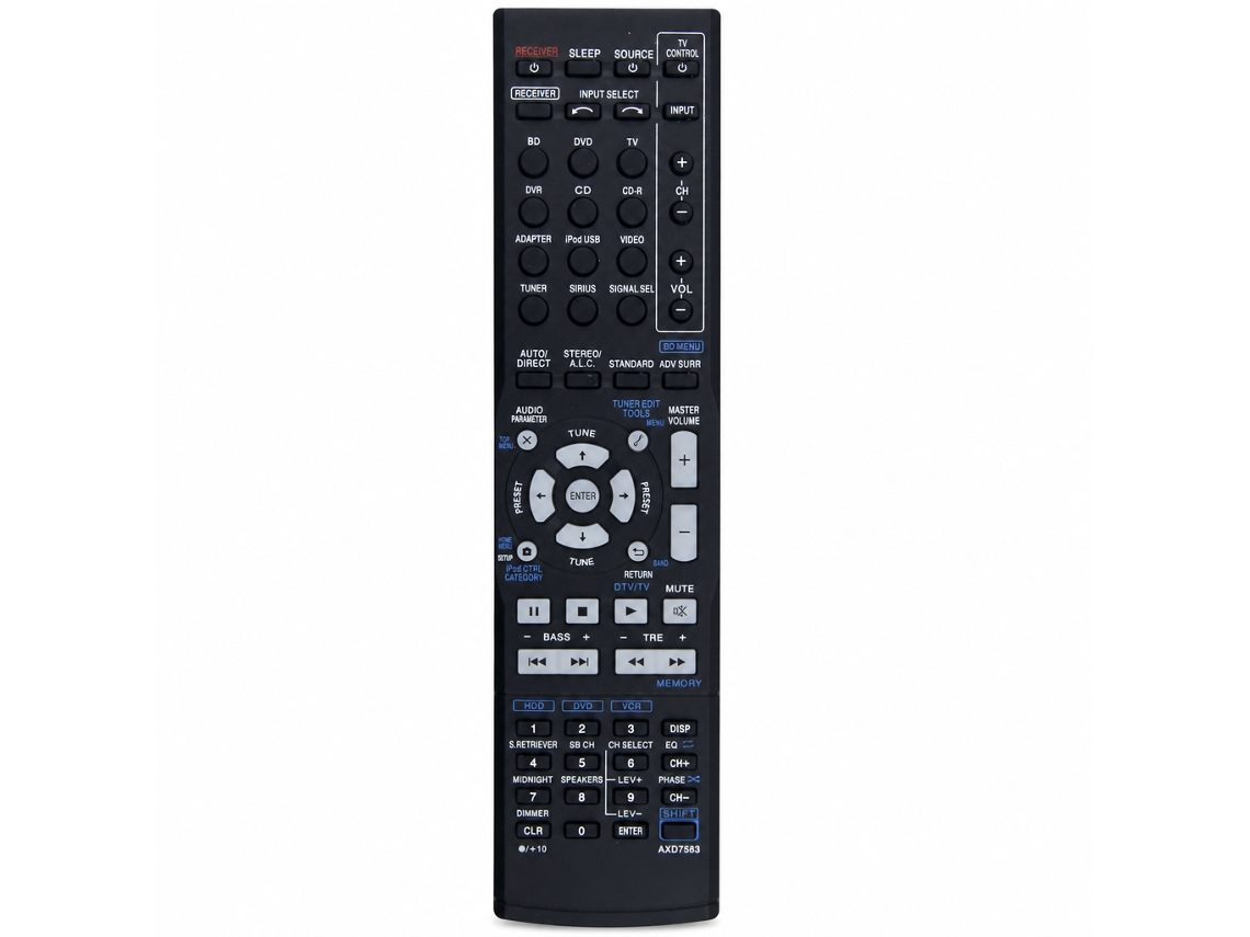 Comando À Distância De Substituição Axd7583 Compatível Com Recetores Av Pioneer_dae